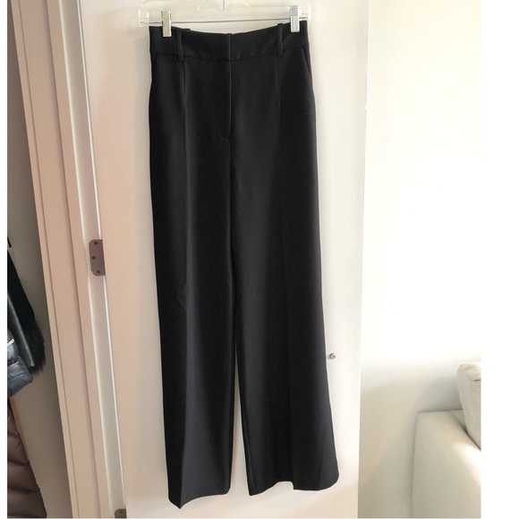 & Other Stories Wide Flared Trousers in Black - Picture 3 of 7